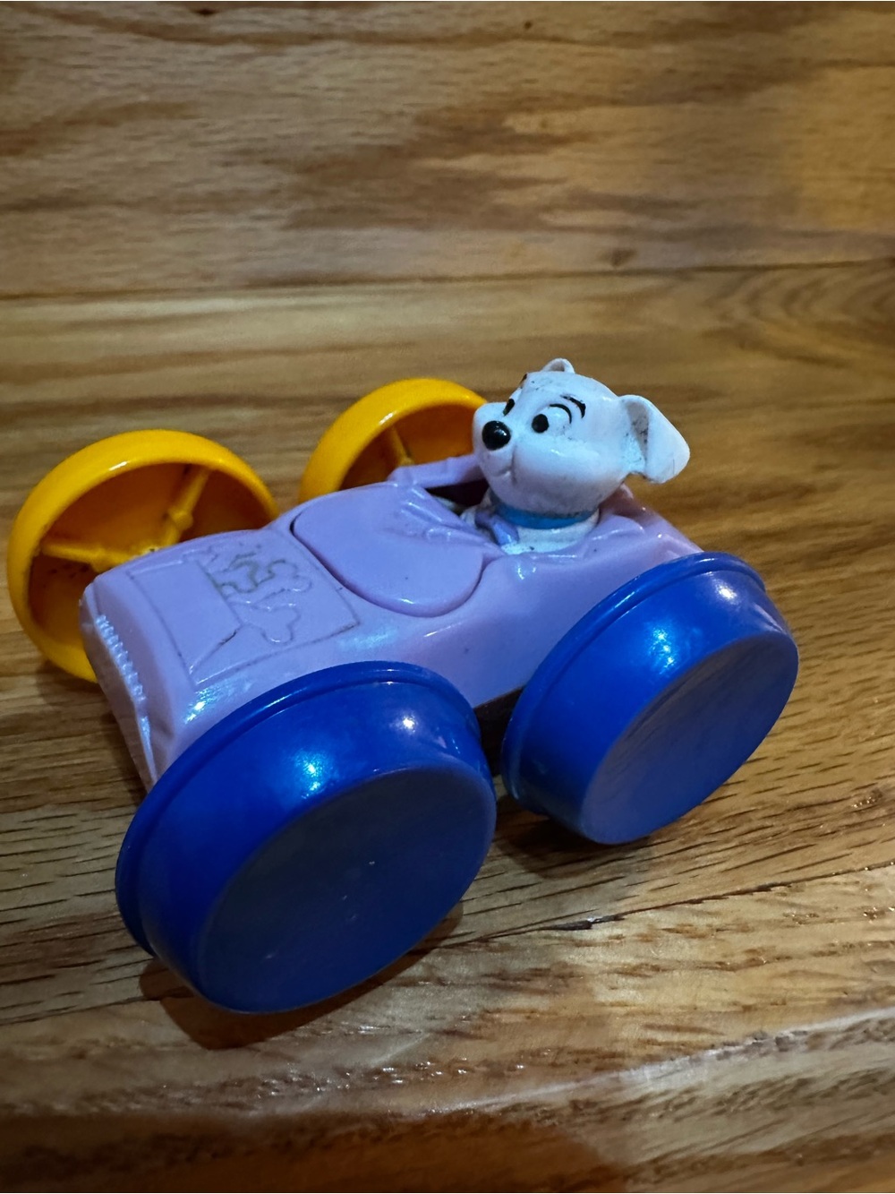 1998 Vintage - McDONALDS HAPPY MEAL TOY - 101 Dalmatians /Pig Flip Car  Children